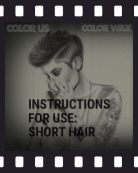 COLOR WAX - Instructions: short hair - 1